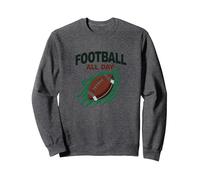 Football Forever NA NK Gridiron Passion Sudadera, Unisex para Adultos, Jaspeado Oscuro, L