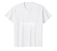 Football Forever: Vintage Gridiron Passion Camiseta, Niños, Blanco, 6 años