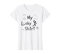 Football Fútbol Rugby-Game Funny Jugador de Football Camiseta gráfica económica, Mujer, Blanco, L