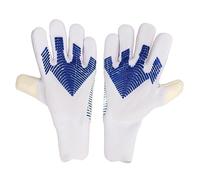 Football Goalkeeper Gloves, Soccer Goalie Glove with Strong Latex Palm Grip and Finger Protection, Non Slip Breathable Design for Men and Women Players on Grass Turf or Artificial (Tamaño 10 (ID 19,8