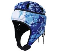 Football Headguard, Adjustable Scrum Helmet, Shock Absorbing Youth Gear, Lightweight Cushion Padding, Ventilated Fit Design, Ideal for Kids, Teens, Boys, Girls, Connect Sports 18.90x20.50 Inches