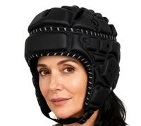 Football Helmet Soft Adjustable - Sturdy Padded Reflective Soccer Youth, Adults Baseball Ice Hockey, Skiing Cycling Martial Art Competition | Multipurpose Outdoor Indoor Utility Portable