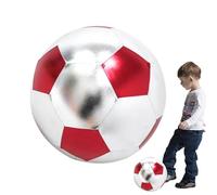 Football Inflable - Balón de fútbol de pelota de playa para las pérdidas | Soft Blow Up Football para juego interior y exterior, pelota de entrenamiento ligera para niños y adultos, juguete deportivo