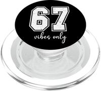 Football Jersey Number 67 Sports Team 6 7 Baseball Six Seven PopSockets PopGrip para MagSafe