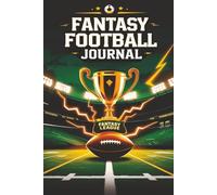 Football Journal: Sports Fantasy Draft Day Blank Lined Notebook Gift For Football Fans 6x9" 110 Pages