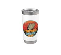 Football-jugador Cumpleaños nacido en 2015 juego Football Vaso térmico de acero inoxidable de doble pared