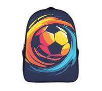 Football Mochila Infantil,Mochila Escolar Para Niños Mochila Escolar De Dibujos Animados En 3D Mochilas Escolares Anime Mochila 3D Estampado Mochila Bolsa De Viaje Para Niños Y Niñas 40x28x16cm