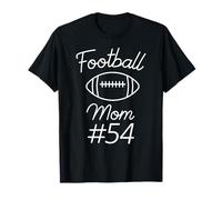 Football Mom, el Juego de Equipo Femenino número 54 más Grande de la fanática, My Son Camiseta