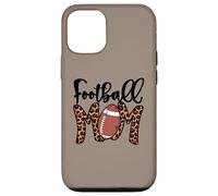Football Mom Leopard American Football Mothers Day Mom Mama Carcasa para iPhone 12/12 Pro
