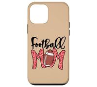 Football Mom Pink Leopard American Football Mothers Day Mama Carcasa para iPhone 12 Mini