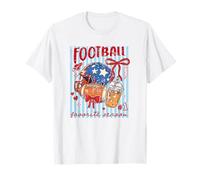 Football My Favorite Season, Preppy Football Mama Coquette Camiseta