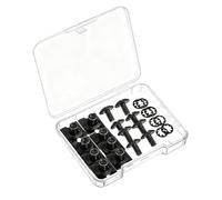 Football Pad Backplate Screws - Secure Loose Pads | Slotted Fasteners Gear Football | Players & Sports Parents, Washers Accessory For Unisex Adult Youth Size Backplates Repair Sports, Heads
