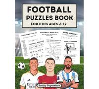 FOOTBALL PUZZLES BOOK FOR KIDS AGES 6-12: The Big Book of Football Games, Trivia, and Design Activities