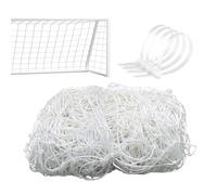 Football Replacement Netting for Backyard, Heavy-Duty Soccer Net with Straps, 3,66x1.8, Garden, Park, Beach, Durabled Goal Accessories for Outdoor Play