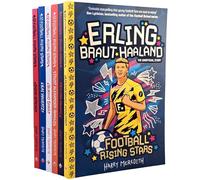Football Rising Stars By Harry Meredith 6 Books Collection Set (Jadon Sancho, Erling Braut Haaland, Trent Alexander-Arnold, Kylian Mbappe, Kai Havertz & Bukayo Saka)