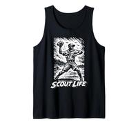 Football Scout Scout Life Retro Scouting Illustration Camiseta sin Mangas