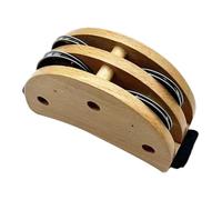 Football Shaker for Gigs, Professional Foot Pandereta, percusión Foot Drum, Musical Foot Percusion, Portable Foot Percussion Set, Foot Shaker 10 x 5,8 x 3,8 cm for Performance