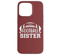 Football Sister That's My Big Bro Little Sisters Biggest Fan Carcasa para iPhone 15 Pro MAX