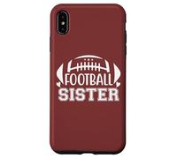 Football Sister That's My Big Bro Little Sisters Biggest Fan Carcasa para iPhone XS MAX