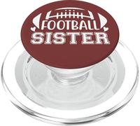 Football Sister That's My Big Bro Little Sisters Biggest Fan PopSockets PopGrip para MagSafe