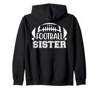 Football Sister That's My Big Bro Little Sisters Biggest Fan Sudadera con Capucha