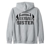 Football Sisters That's My Big Bro Little Sister Biggest Fan Sudadera con Capucha