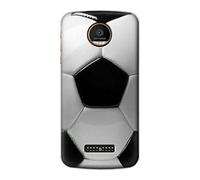 Football Soccer Ball Funda Carcasa Case para Motorola Moto Z Force, Z Play