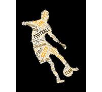 Football Soccer Words-design College Notebook, School NoteBook, Office Note-Taking: 110 pages, 7.44x9.69 Inches. Softcover collage notebook, lined ... notebook, kids and student notebook etc