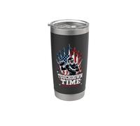 Football Sport College Team US Vaso térmico de acero inoxidable de doble pared