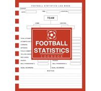 Football Statistics Log Book: Match Record and Performance Tracker | 110 Pages for Game Scores, Player Stats & Team Analysis