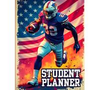 Football Student Planner For Middle, High-school And College Students: A Perfect Organizer With Important Dates, To Do List, Weekly Spreads, Homework ... |For Boys & Girls |90 Pages, 8.5 X 11" .