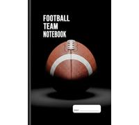 Football Team Notebook: 120-Page Grid Notebook for Football Players, Coaches, Students, and Fans