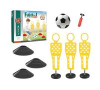 Football Training Set, Training Equipment, 10.24x12.2x3.54 Inches Educational Obstacle Play Kit, Sports Toy for Boys, Girls, Backyard, Park, Gym, Indoor, Home Field, Family Fun