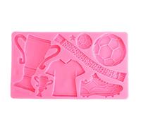 Football Trophy Silicone Fondant Form | Non - Stick Baking Forms for Cakes/Chocolates/DIY Crafts | Reusable Cake Decorating Tool, Food Grade
