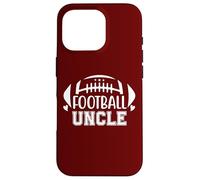 Football Uncle Loud and Proud Uncle Football Greatest Fan Carcasa para iPhone 16 Pro