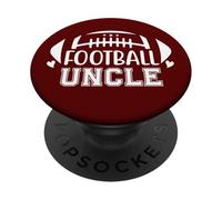 Football Uncle Loud and Proud Uncle Football Greatest Fan PopSockets PopGrip Adhesivo