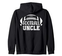 Football Uncle Loud and Proud Uncle Football Greatest Fan Sudadera con Capucha