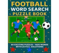 Football Word Search 2025: 80 Exciting Puzzles • 1600 Words • With 20 Full Solutions (My coloring Book)