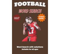 Football Word Search: 50+ Fan Term Word Search Book for all ages | 6 x 9 Inches, 100 Pages | Ideal Gift for Husband, Boyfriend, Father, Grandfather, Son