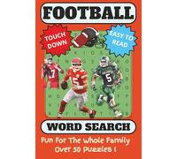 Football Word Search Book: 55 NFL-Themed word Puzzles for NFL Fans 110 Pages of Gridiron Fun a Portable 6x9 Size