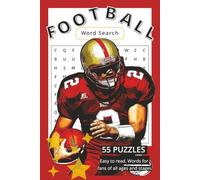 Football Word Search: Easy to Read, 55 Puzzles for Fans of All Ages
