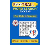 FOOTBALL WORD SEARCH: Fun & Easy Puzzle Book for Kids, Seniors, and Football Fans and Total 78 pages size 6 x 9.25 inches (BOYS WORD SEARCH PUZZLE BOOK)