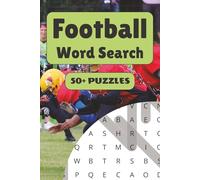 Football Word Search Puzzle Book: 50+ Word Find Puzzles with Easy-to-Read Print about Football, Positions, Plays and More | 6×9 inches, 110 pages | … Gift for Vacations, Holidays and Free Times