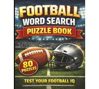 Football Word Search Puzzle Book: 80 Puzzles to Solve