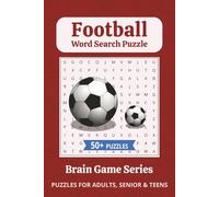 Football Word Search Puzzle Book: Football-Themed Word Searches with Clear Print - 50+ Puzzles Covering Football Vocabulary | 6x9 Inches, 110 Pages | Perfect for Vacations, Holidays, and Free Time