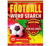 Football Word Search: Puzzle book for all ages. 102 Large print Fun Puzzles