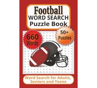 Football Word Search Puzzle Book: Word Search Book Football Terminology Puzzle Book Size 6 X 9 inches 110 Pages 660 Words 50+ Puzzles with Solutions ... Players Puzzle Lovers For Football Vocabulary