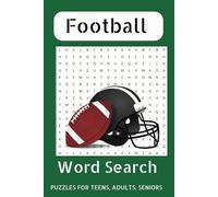 Football Word Search Puzzle Book: Word searches with easy-to-read print about all things Football and more | 6x9 inches, 110 pages | 50+ puzzles! The ... holidays and relaxation in free time!