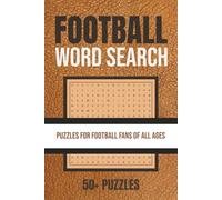 Football Word Search Puzzle Book: Word Searches with Easy to Read Print about Football, American Football, Sports and More | 6x9 inches, 110 pages | ... Gift for Vacations, Holidays, and Free Times