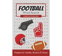 Football Word Search Puzzle Book: Word Searches with Easy to Read Print about Football, Athletes, Sports and More | 6x9 inches, 110 pages | 50+ Puzzles … Gift for Vacations, Holidays and Leisure Times